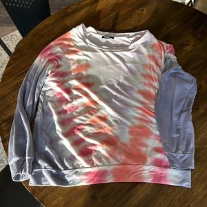 Tribal tie dye sweatshirt